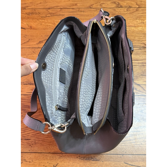 Kate Spade New York Tilden Place Pippa Leather Satchel Cloudcover $398 EXCELLENT - Picture 7 of 10